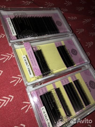 Набор для наращивания ресниц бу