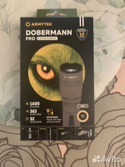 Фонарик armytek dobermann pro. На гарантии еще