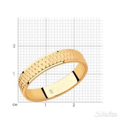 Кольцо sokolov из золота