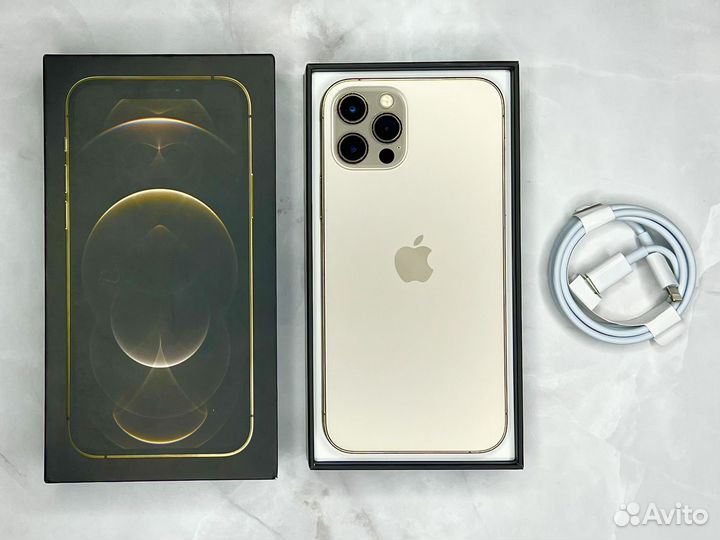iPhone 12 Pro 128Gb Gold (84%,чек,simesim)