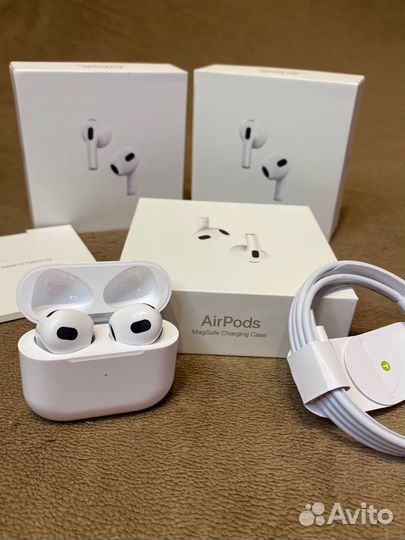 Беспроводные наушники apple airpods 3, pro 2