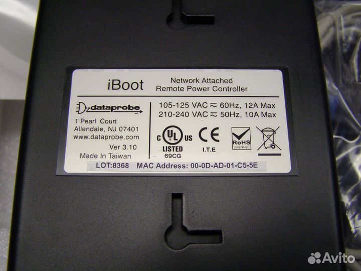 WEB-розетка Dataprobe iBoot 220В