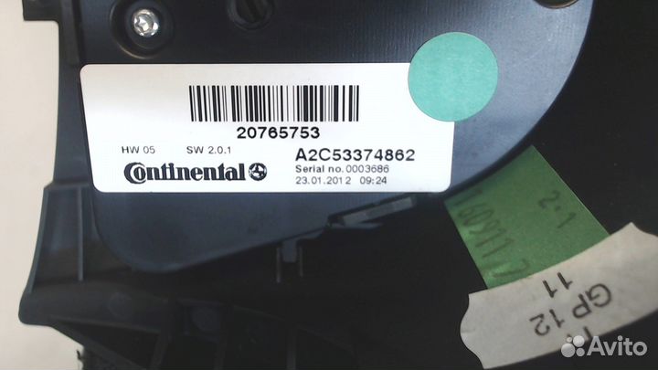 Переключатель отопителя (печки) Opel Zafira C 2011