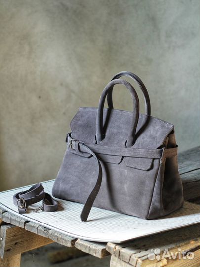 Сумка из замши