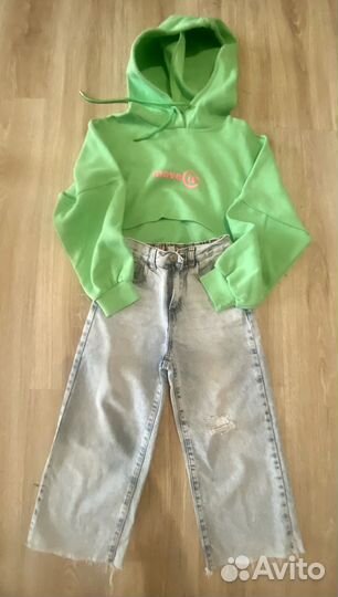 Вещи пакетом на девочку 128 134 140