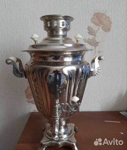 Интерьерный электрический самоварчик СССР