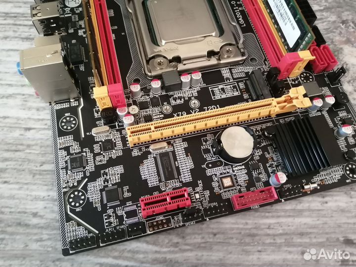 Комплект X79 xeon E5-2630v2 + Kllisre X79 + 16gb