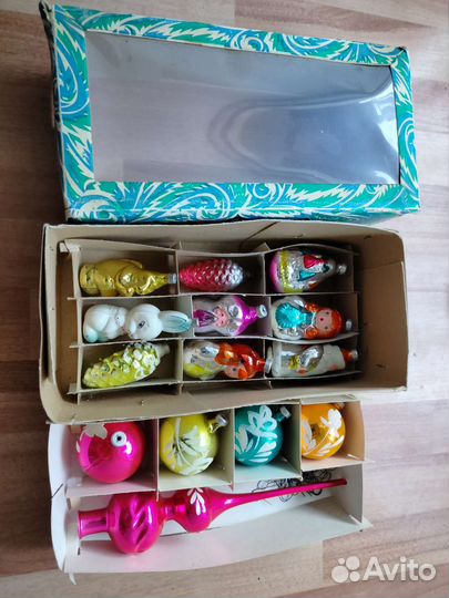 Елочные игрушки СССР