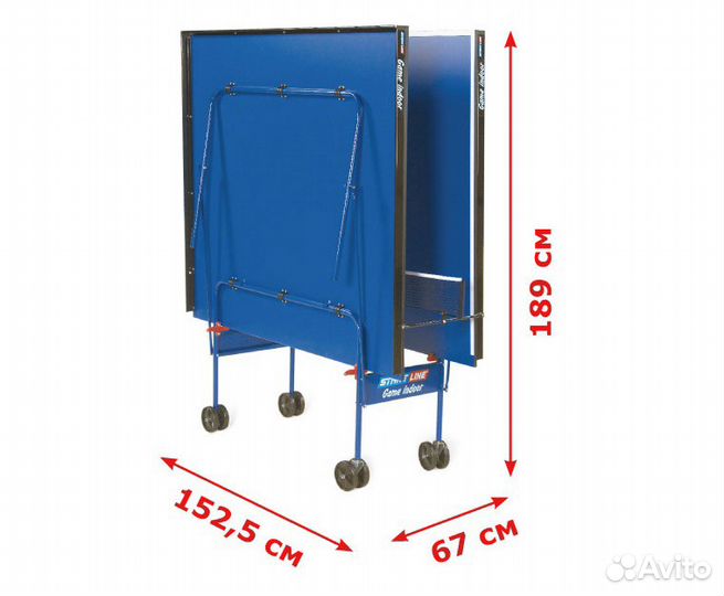 Теннисный стол для помещения новый