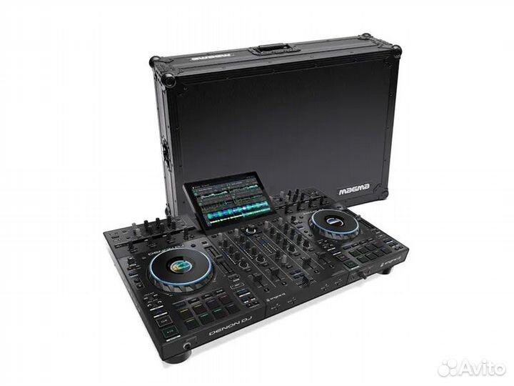 Denon DJ Prime 4+, включая чехол для контроллера