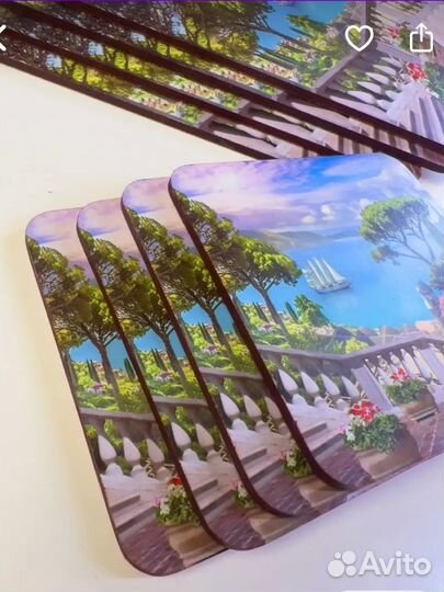 Подставки под горячее и чашки (плейсматы)