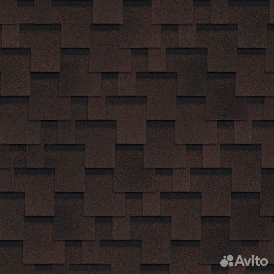 Гибкая черепица Шинглас Аккорд Коричневый 3м2/упак