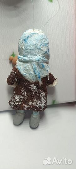 Ватные елочные игрушки
