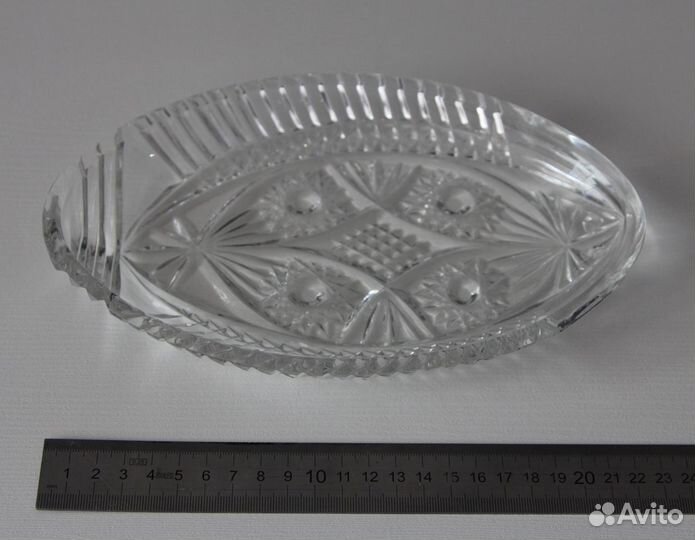 Блюдо/салатница хрустальная СССР