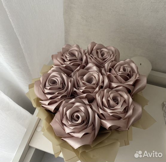 Букет из атласных лент