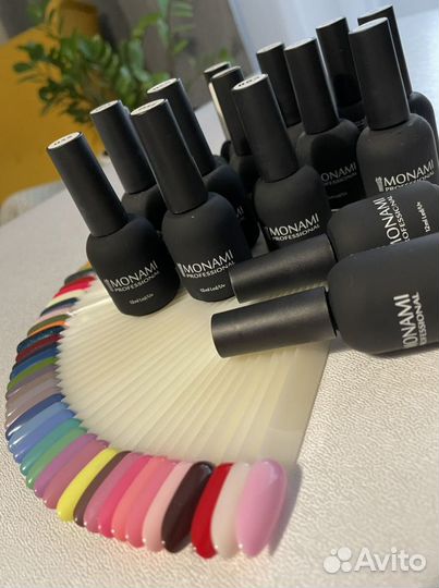 Гель-лаки Monami (набором) с типсами