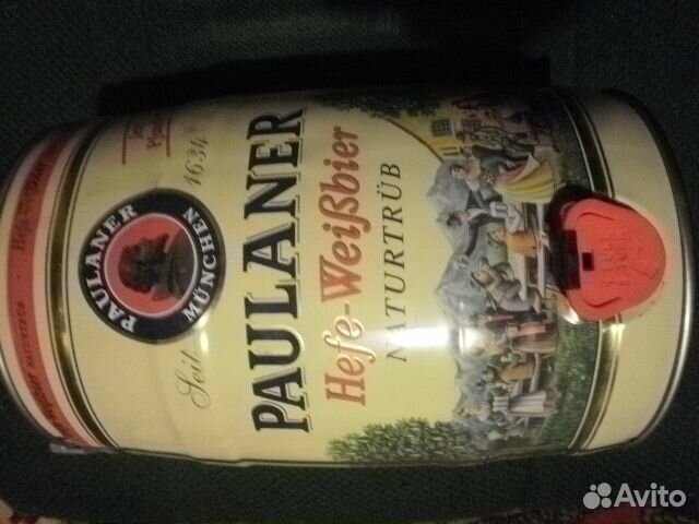 Paulaner бочка 5л коллекция пустая использованная