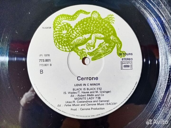 Cerrone - Love in C minor LP 1 press 1976