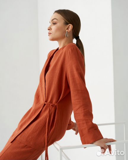 Ткань лен 100 остатки от массового пошива