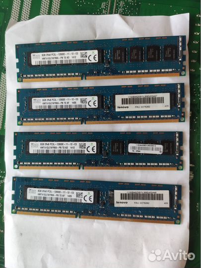 SK Hynix DDR3 4X8GB HMT41GU7AFR8A-PB 1600MHz