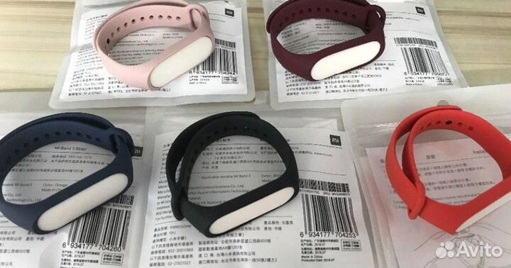 Оригинальные ремешки Xiaomi Mi Band (все версии)