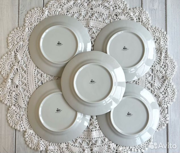 Фарфоровые тарелки, Мейсенский букет. Чехия