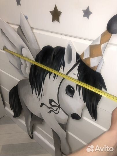 Фигурка из фанеры (фотозона) единорог из фанеры