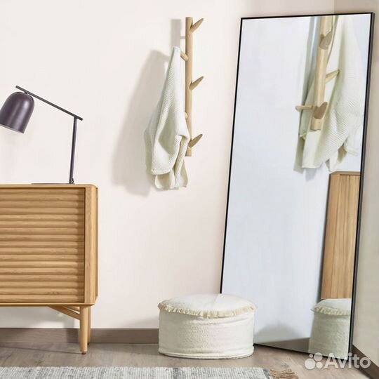 Зеркало напольное в черной раме 60*150см