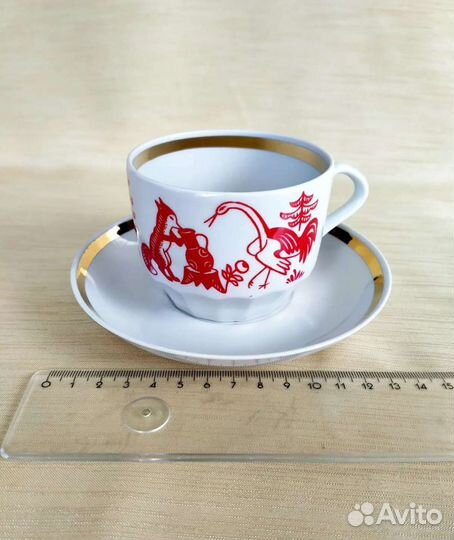 Чайная пара Журавль и Лиса, Вербилки