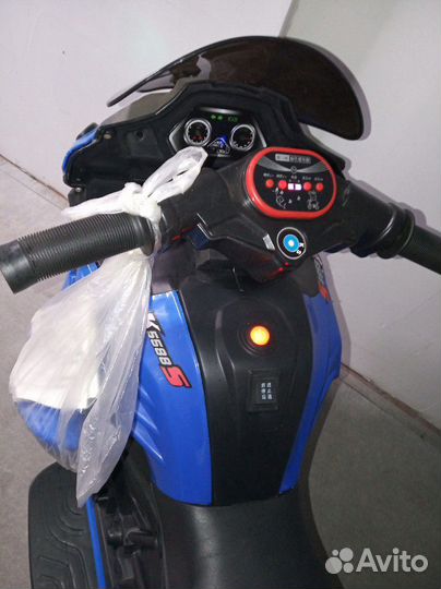 Детский мото (Kawasaki).аккум