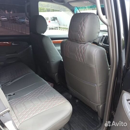 Авточехлы из экокожи toyota land cruiser prado 120