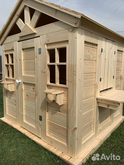 Уличный детский домик, игровая площадка