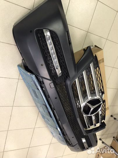 Бампер передний Mercedes GL x164 Рест