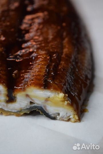 Угорь жареный в соусе (не более 5%)