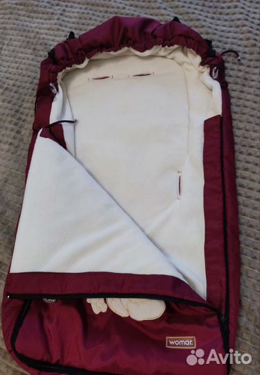 Зимний конверт в коляску Womar