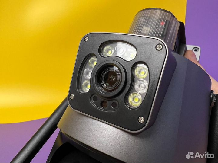 Камера видеонаблюдения wifi с 2 объективами icsee