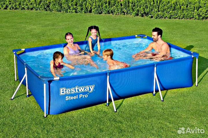 Каркасный Бассейн для дачи 56411 Bestway 300 х 201
