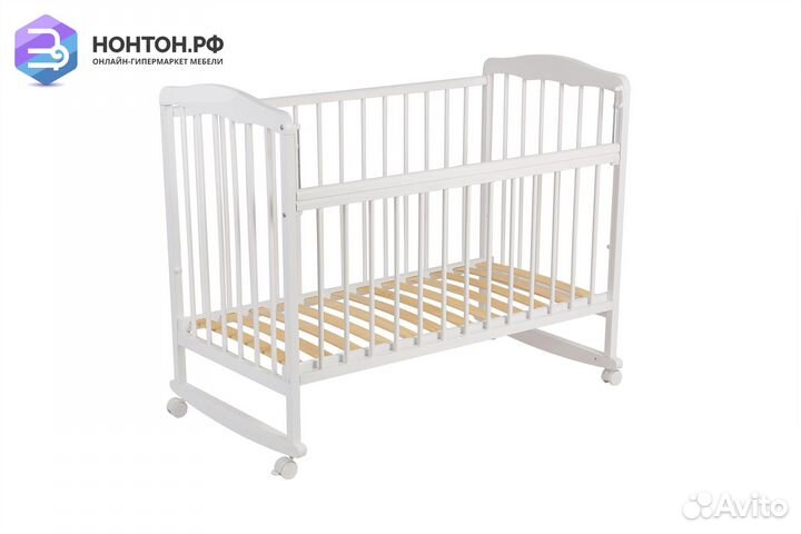 Кроватка детская Алиса белая