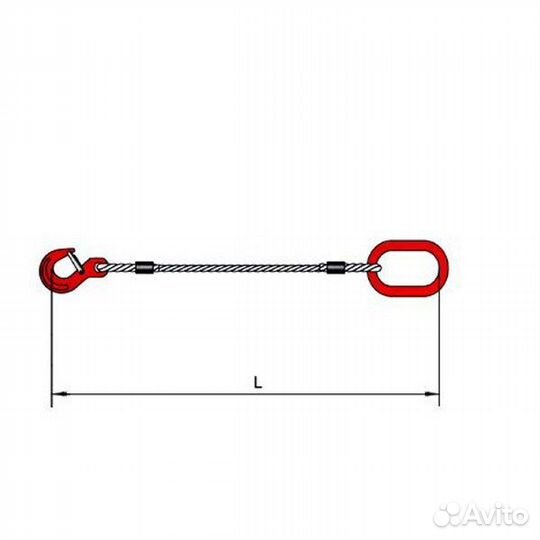 Строп цепной удленнитель 10т