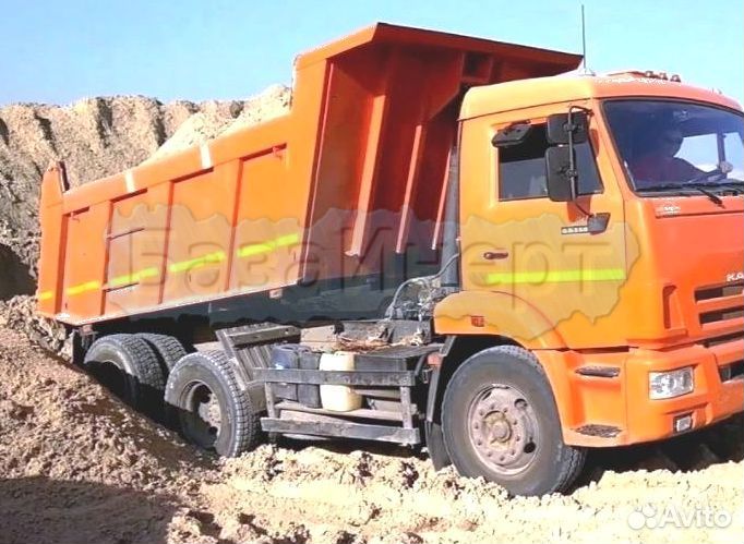 Песок речной с доставкой