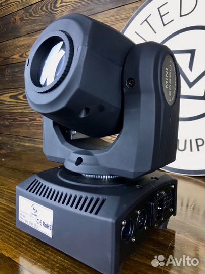 Flash LED Moving Head 30W spot color GOB в Наличии