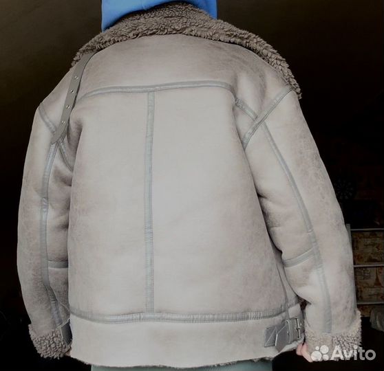 Дубленка авиатор женская