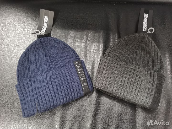 Вязаная шапка мужская