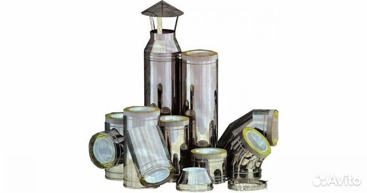 Комплект дымохода 180/250 нержавейка