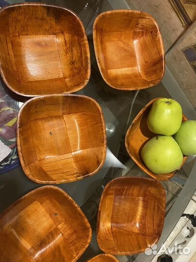 Салатники из бамбука