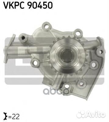 Помпа daewoo matiz 0.8/1.0 F8CV 52HP 98/chevro