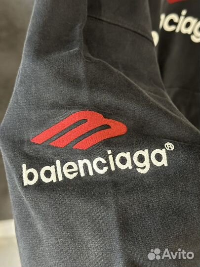 Худи Balenciaga sport Grey Баленсиага Серый