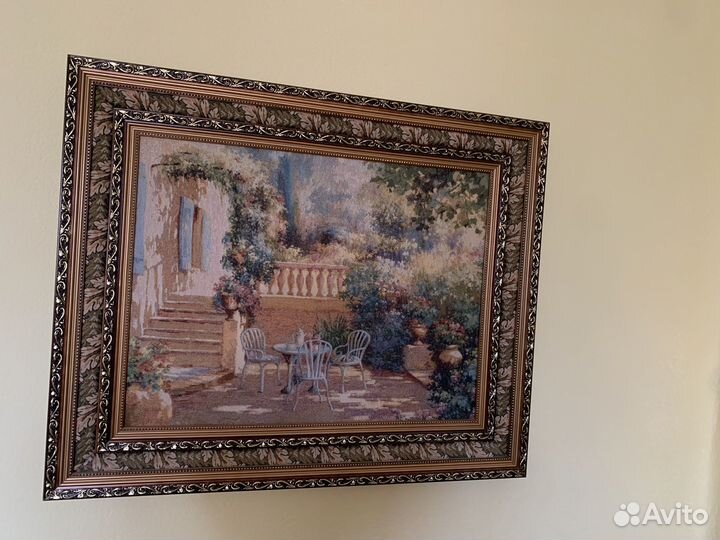 Картина гобелен, фотопечать в шикарных рамах
