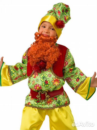 Новогодний костюм гнома 122-128