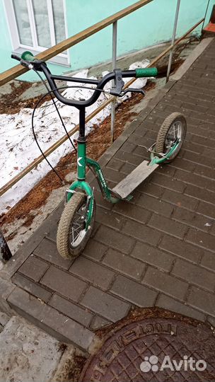 Самокат детский двухколесный бу